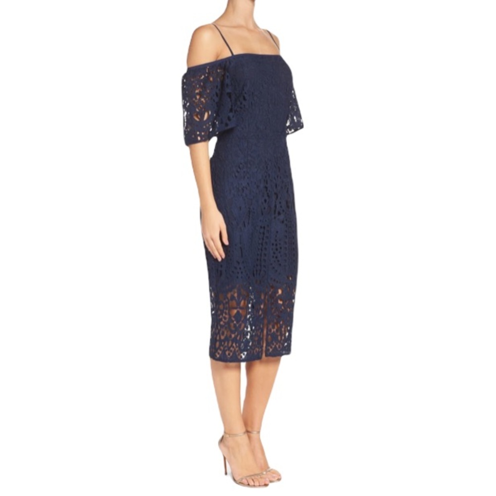 Chelsea28 NWT Navy Blue Lace Dress Size 2